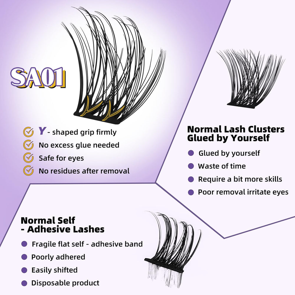 BandQaugen lash clusters reusable up to 4-5 uses with care