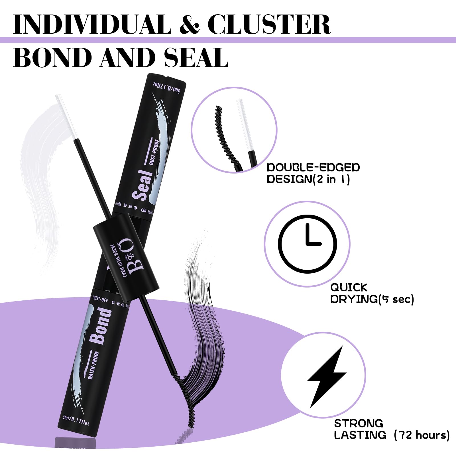 B&Qaugen longitudes variadas para looks naturales o glamour.
