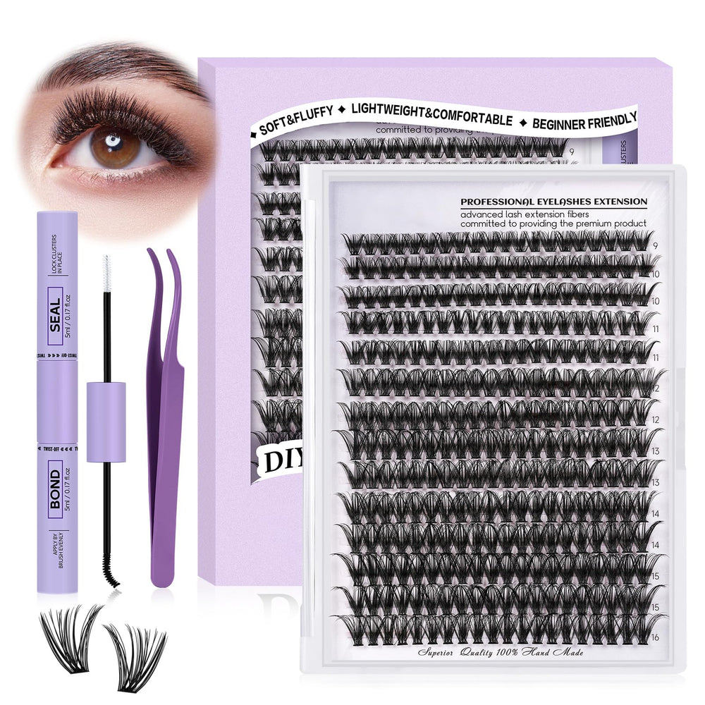 Bandqaugen self-application kit set enables DIY lash care at home.