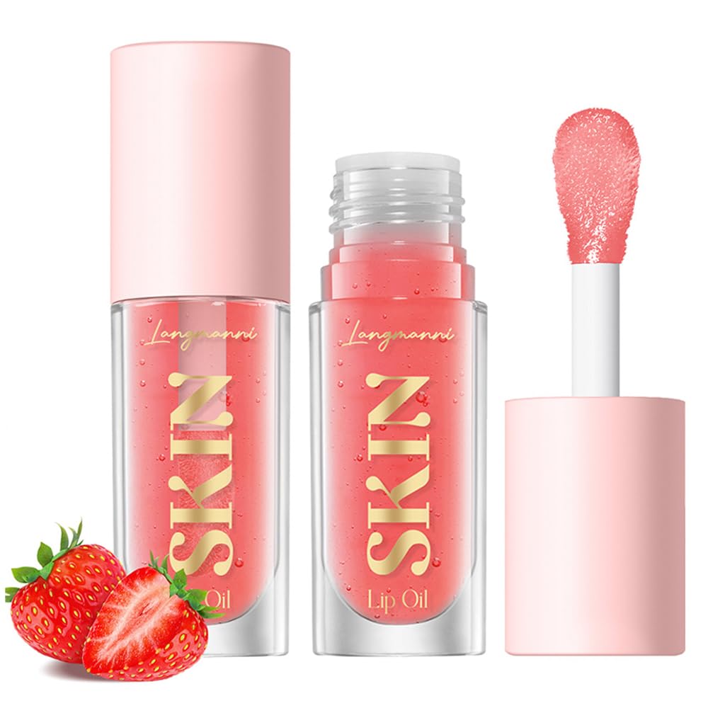 BangFENG lip glow oil with large brush head for fuller lips and shine