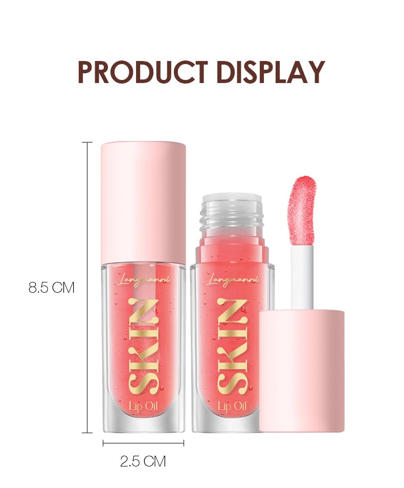 BangFENG brush-tip lip oil application delivering even coverage and fuller look