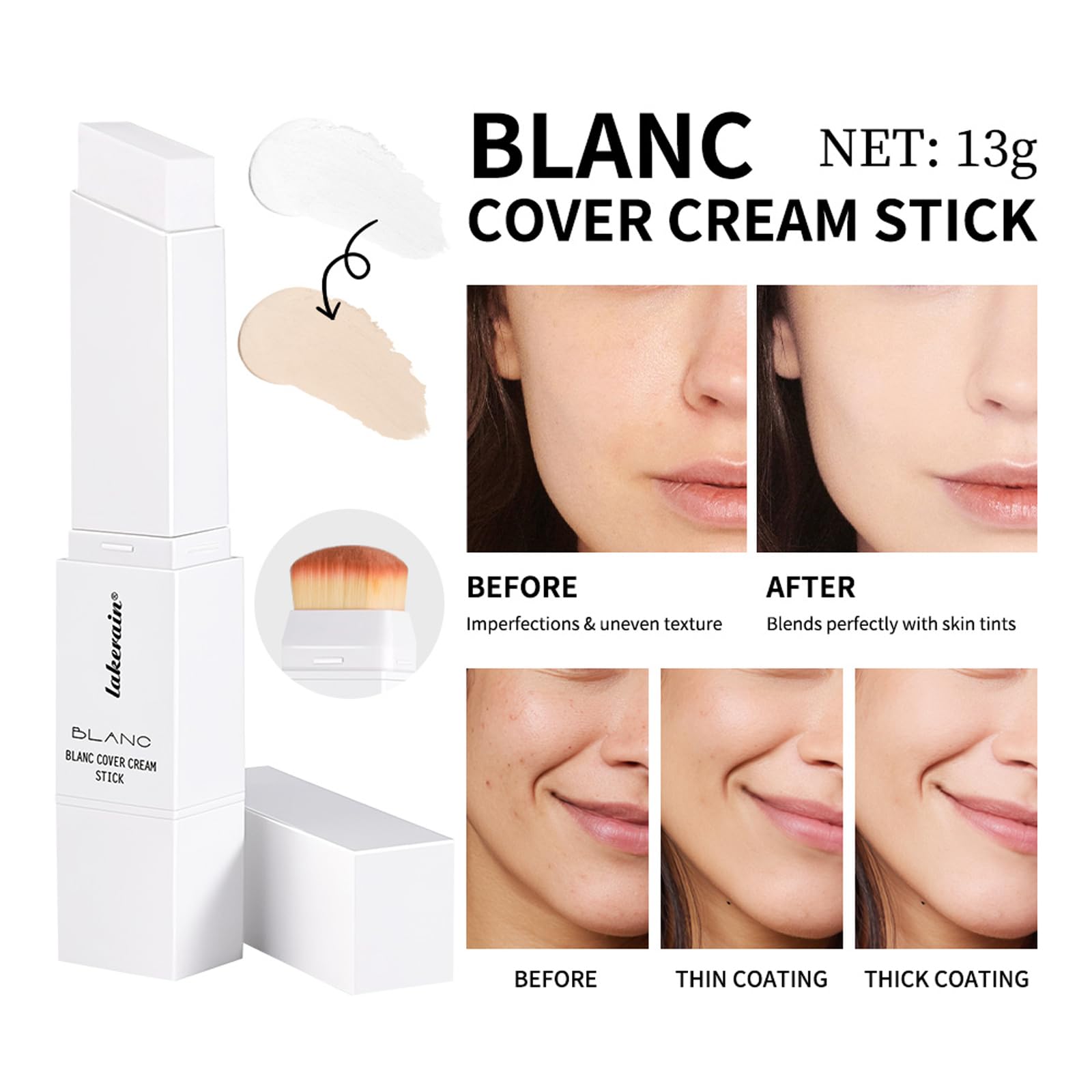 Bangfeng foundation stick builds coverage without heaviness