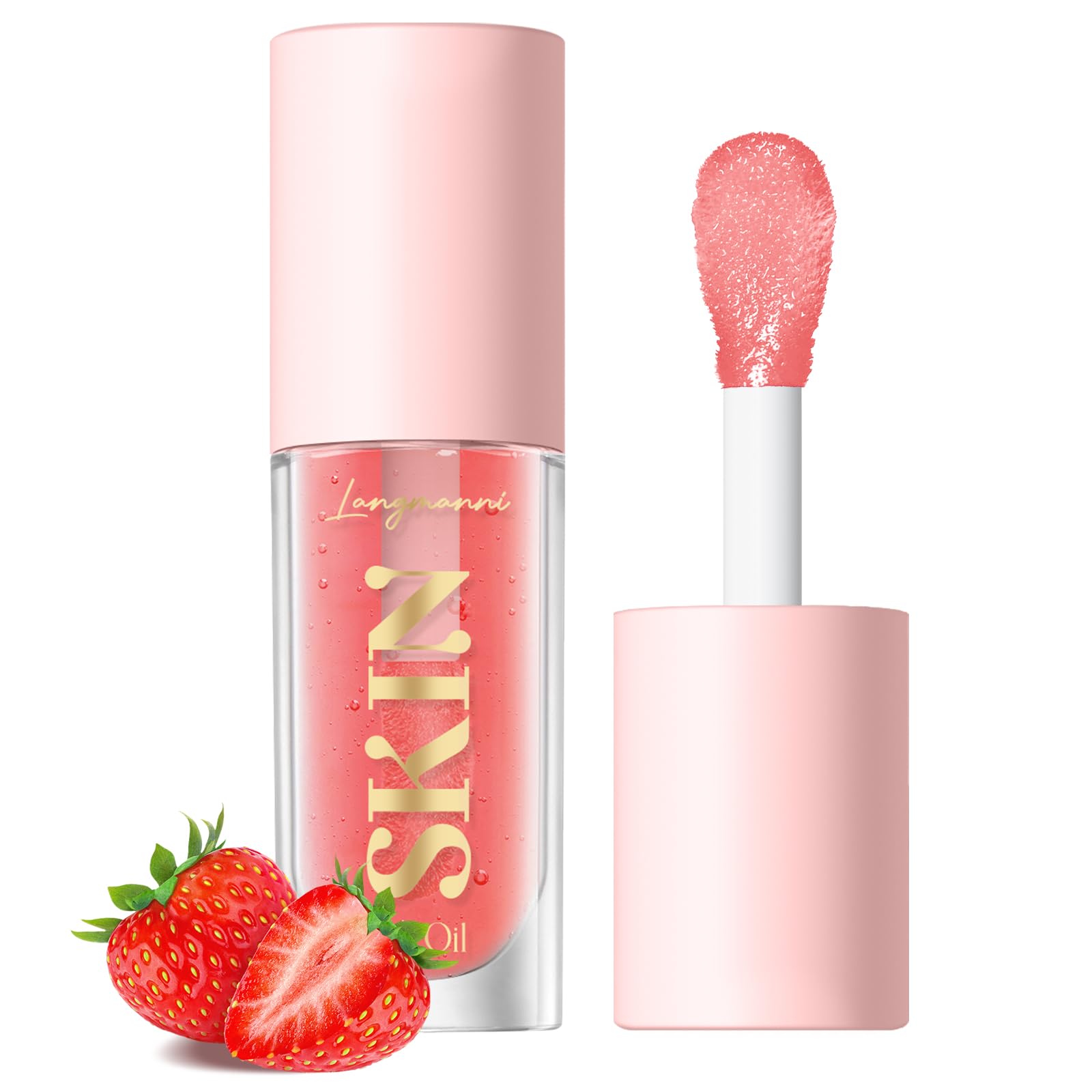 BangFENG lacquer-shine lip oil provides bold, glass-like shine