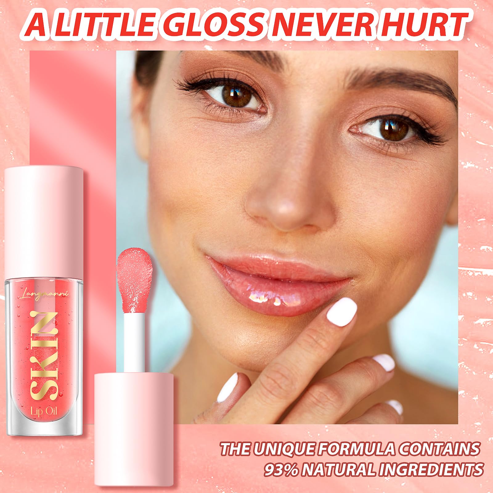 BangFENG non-sticky lip oil reduces tackiness while delivering shine