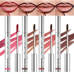 BANGFENG peel-off lip liner stain application defines lips with precise contour and long wear.