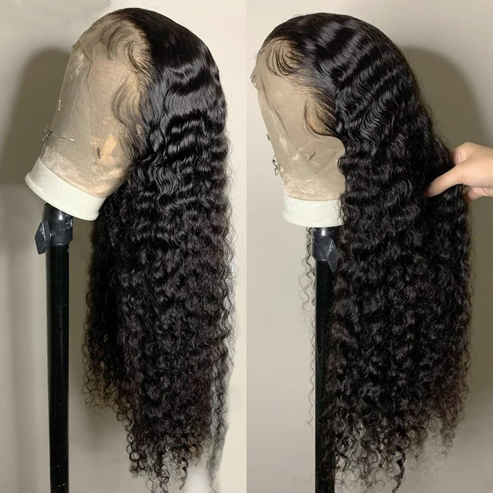 Bangjazz hd lace-front wig with transparent Swiss lace blends with skin for invisible installation.