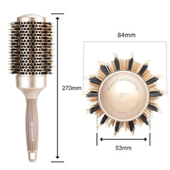 BANGMENG boar bristles brush close-up offers gentle detangling and reduced breakage.