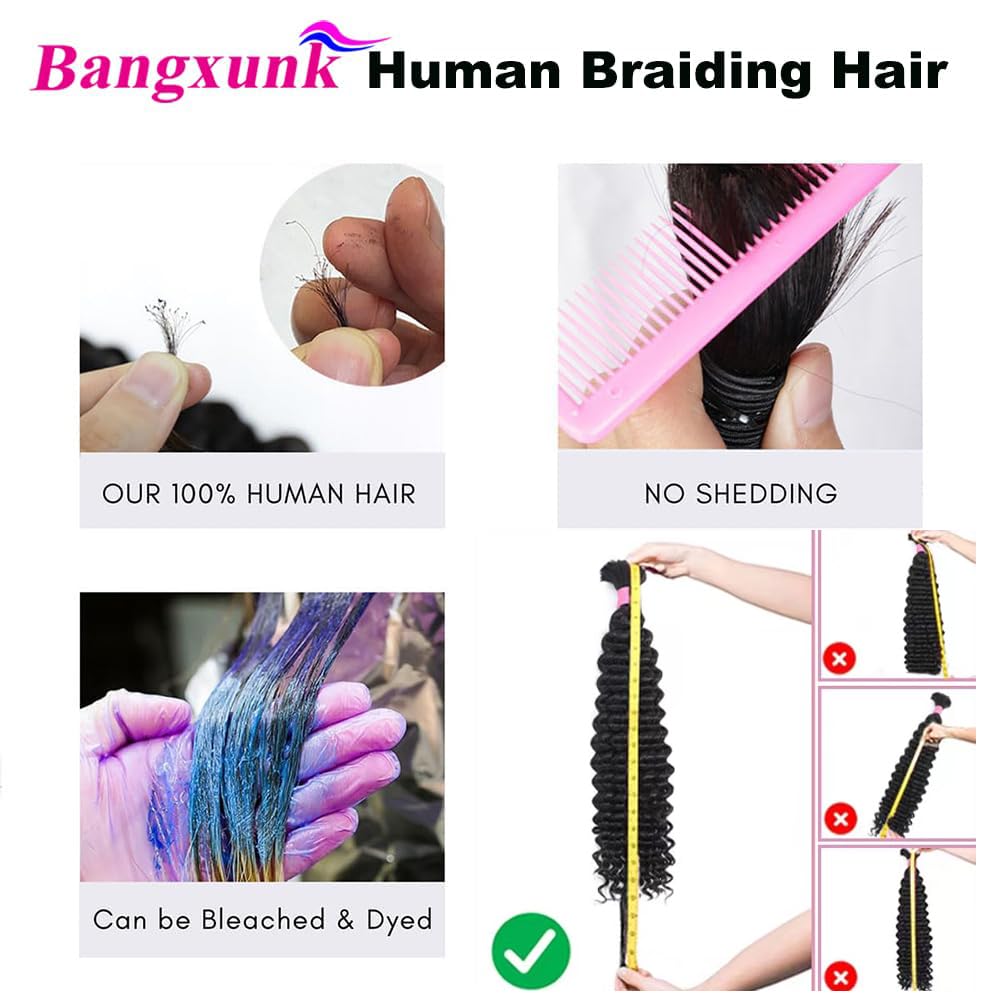 Bangxunk 30-inch length offers dramatic length and volume for statement styles.