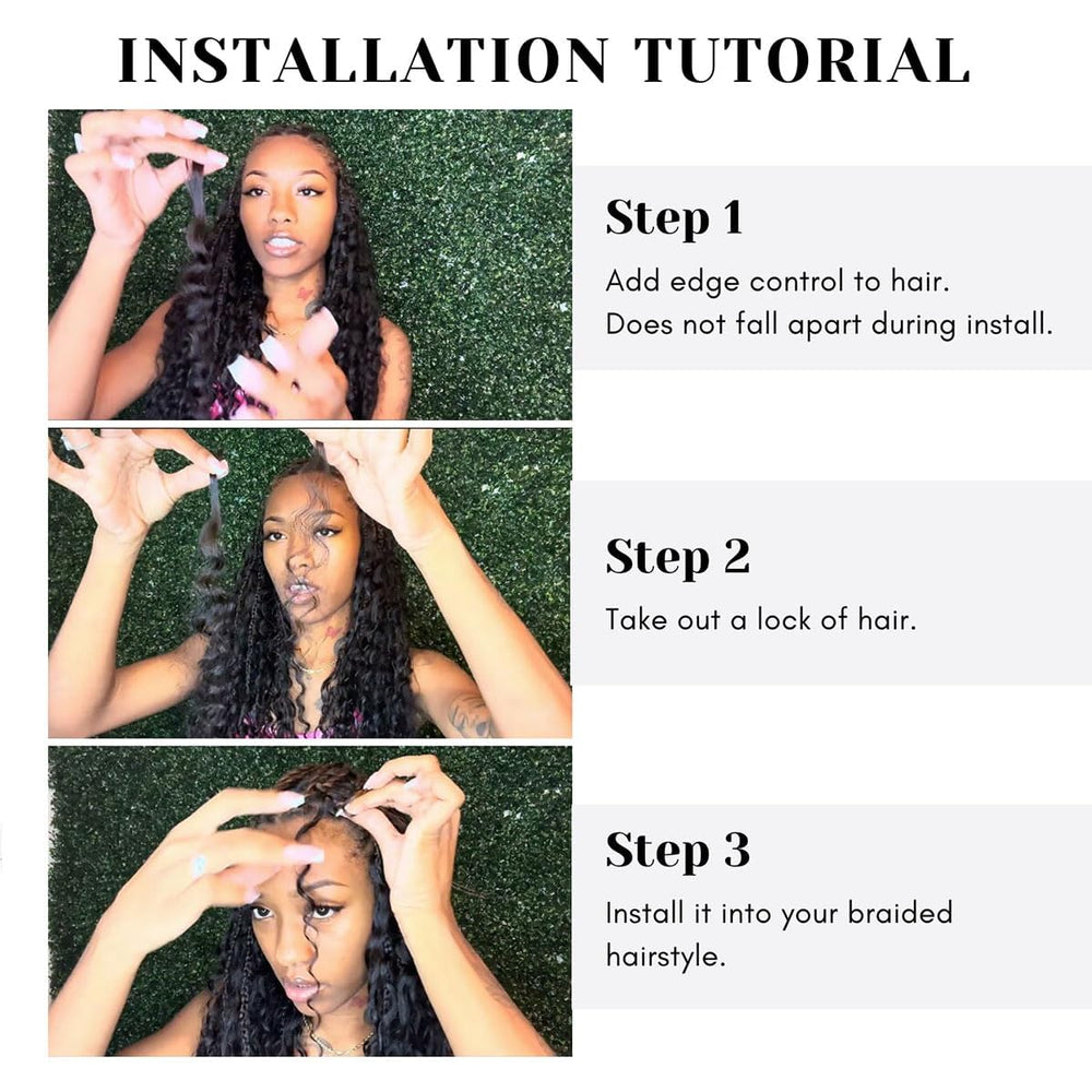 Bangxunk bleached and dyed-ready hair for color customization with ease.