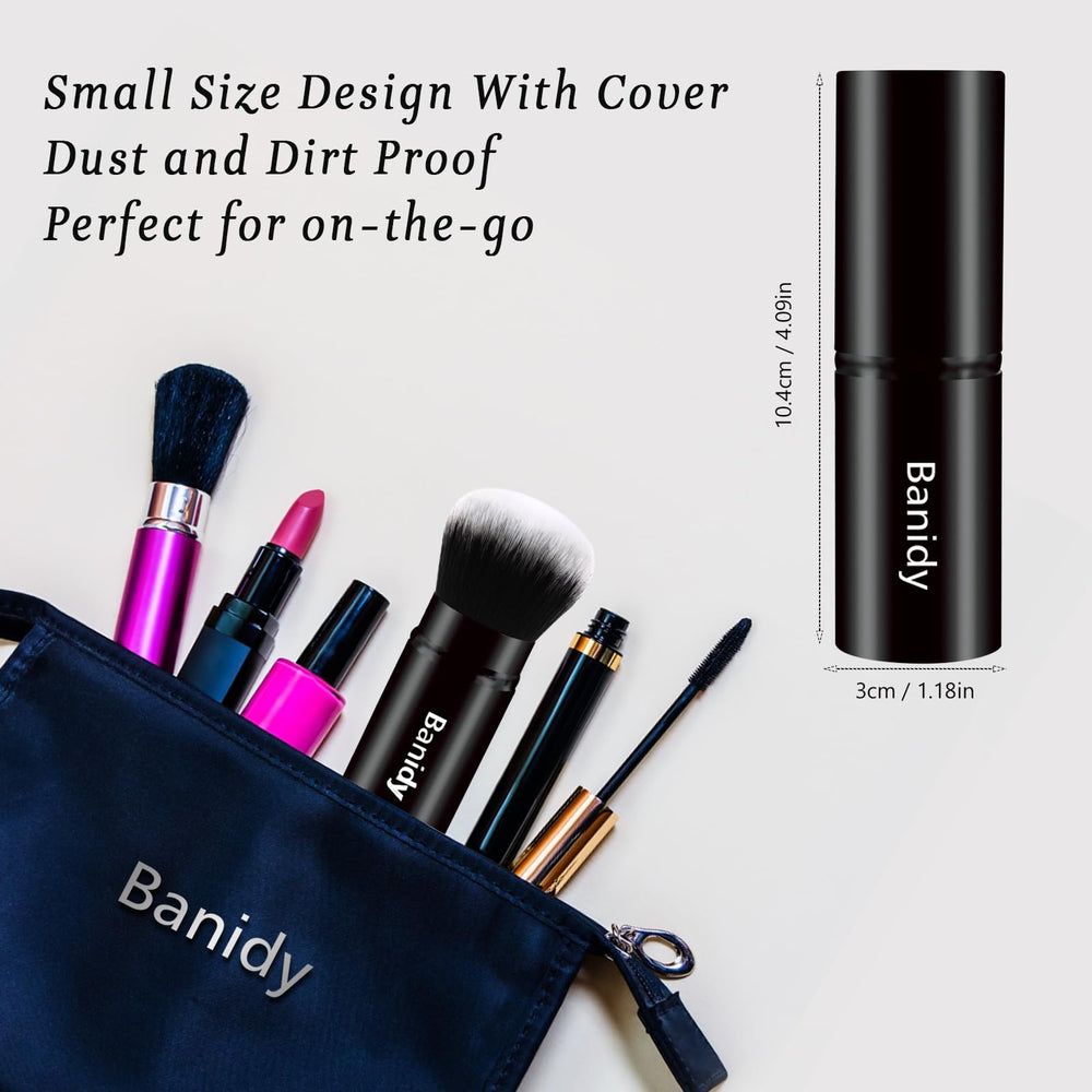 Banidy multi-purpose face brush supports foundation, contour, and finishing for versatile looks