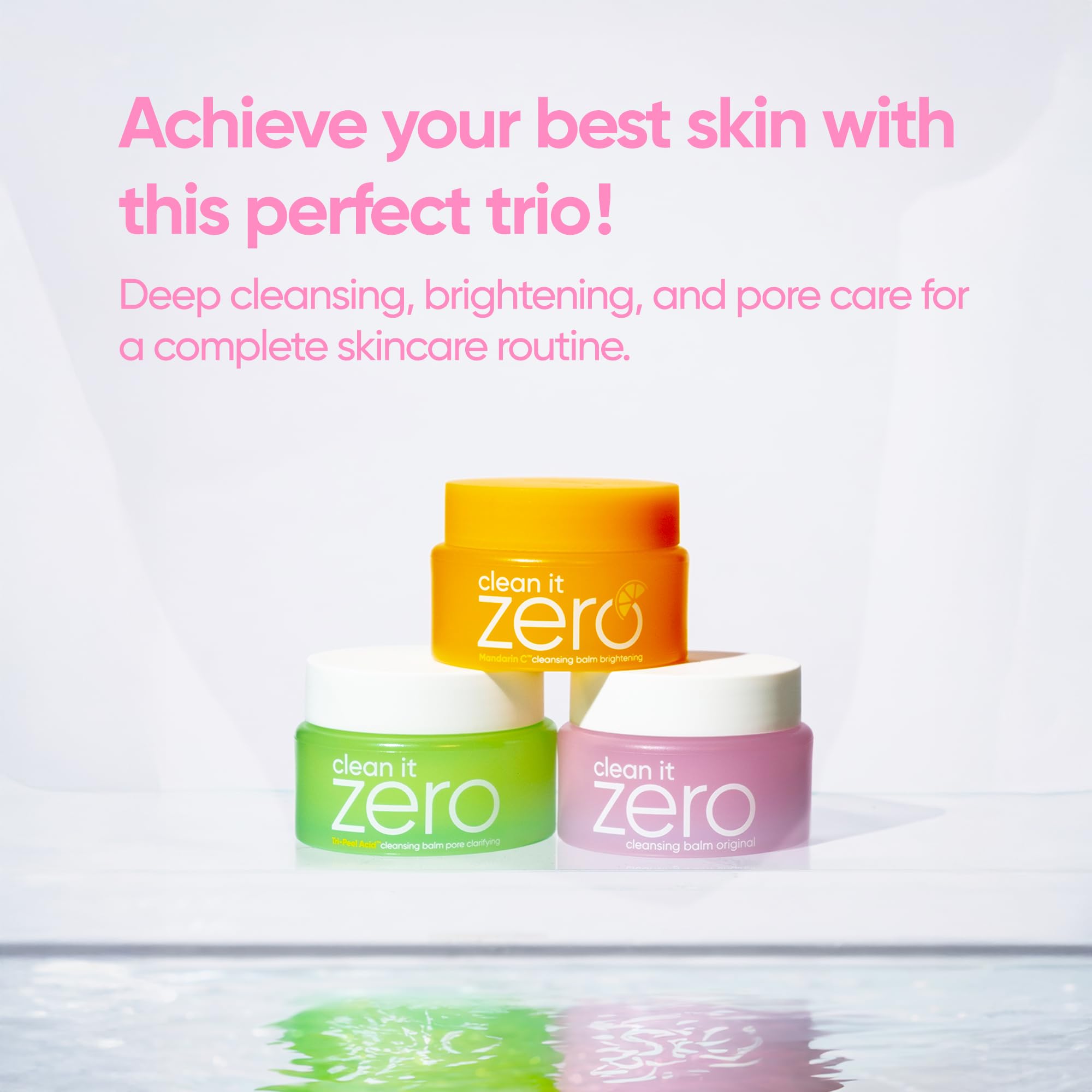BANILA CO Clean It Zero Brightening balm jar removes makeup and promotes radiant skin