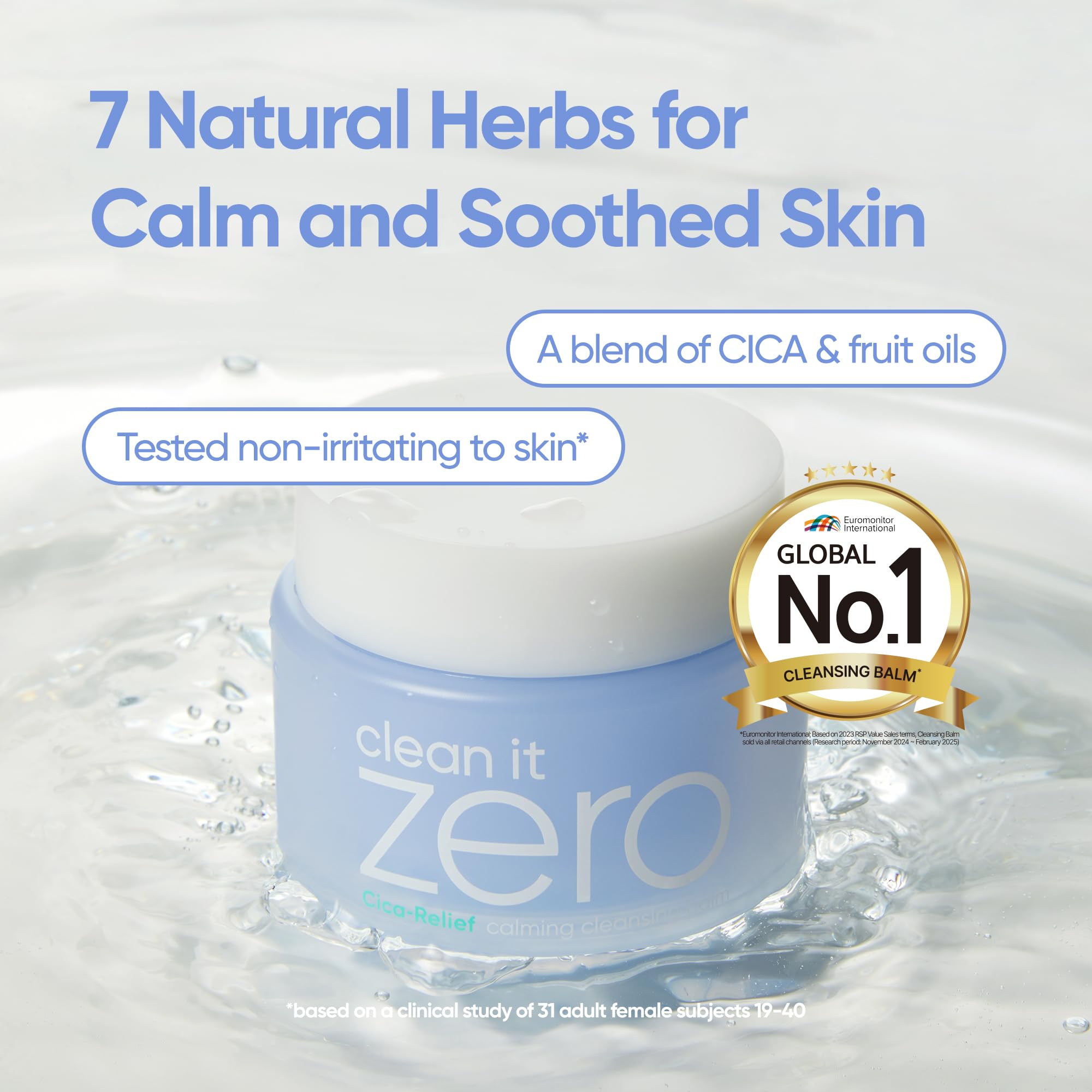 BANILA CO Clean It Zero balm texture melts to oil for heavy makeup removal.