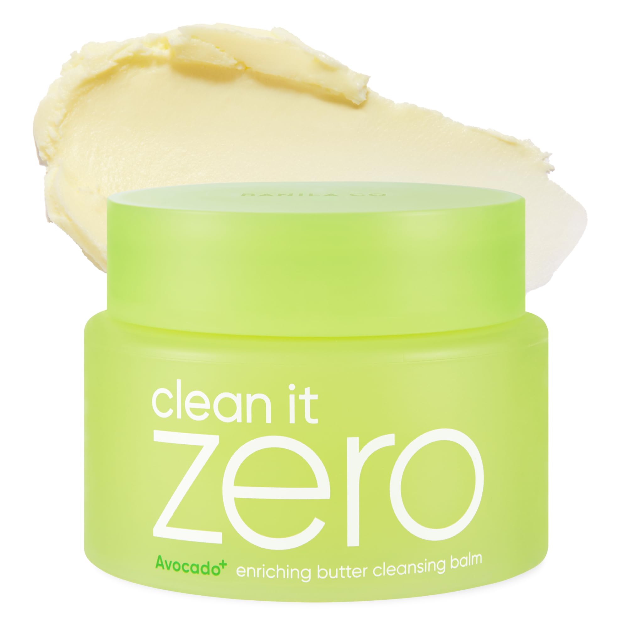 BANILA CO Clean It Zero tub closeup showing rich butter texture for makeup removal