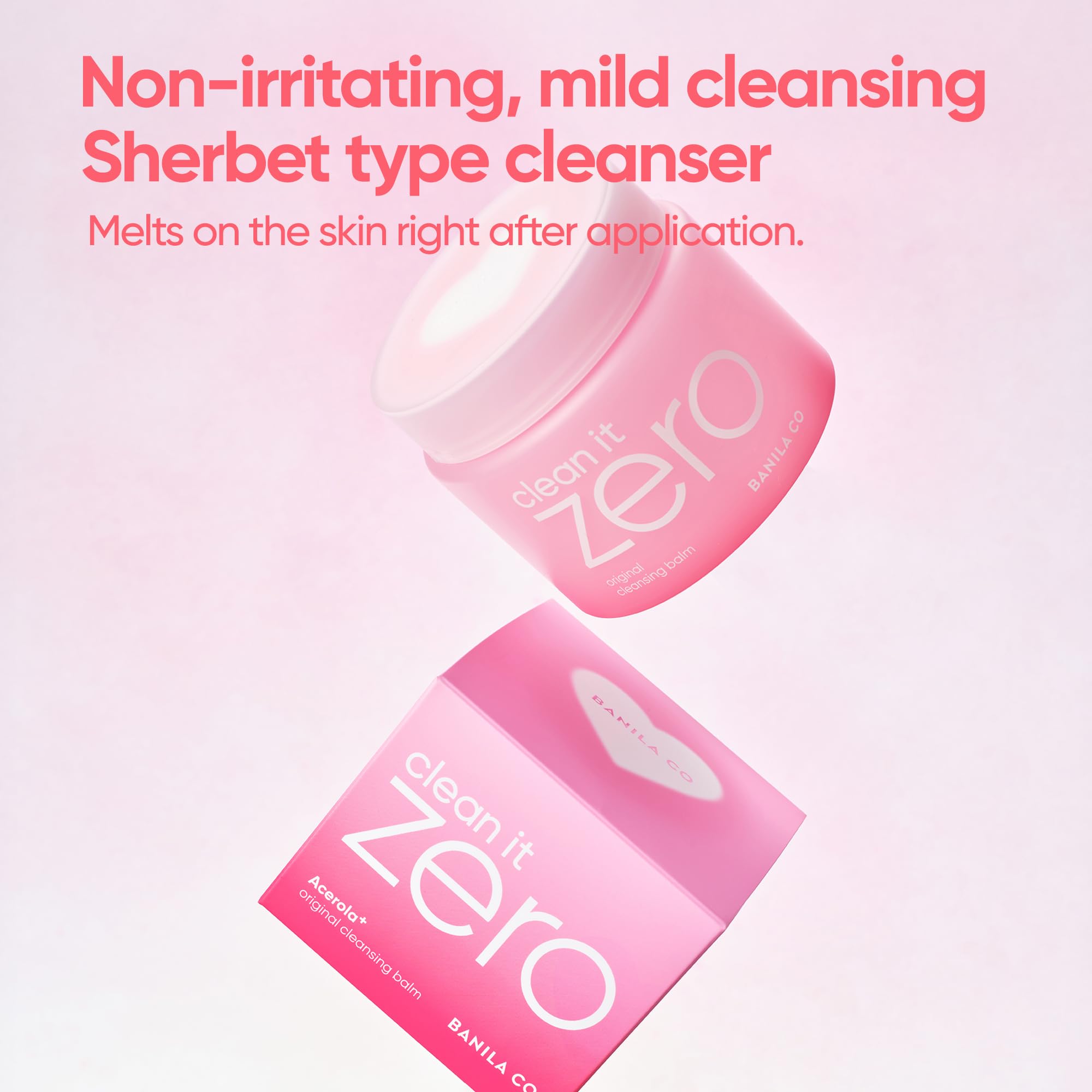 BANILA CO Clean It Zero Heart Edition Acerola Berry boosts hydration feel.