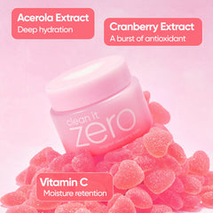 BANILA CO Clean It Zero Heart Edition emulsifying oil texture dissolves heavy makeup.