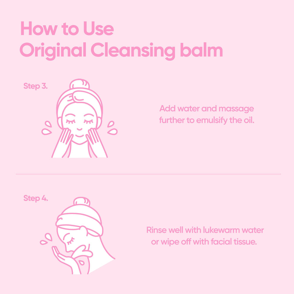 BANILA CO Clean It Zero Original 3-step routine visual promotes a thorough cleanse.