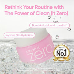 BANILA CO Clean It Zero Original balm-to-oil transition demonstrates easy makeup dissolution.