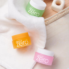 BANILA CO Clean It Zero Pore Clarifying balm jar focusing on pores and a clean look