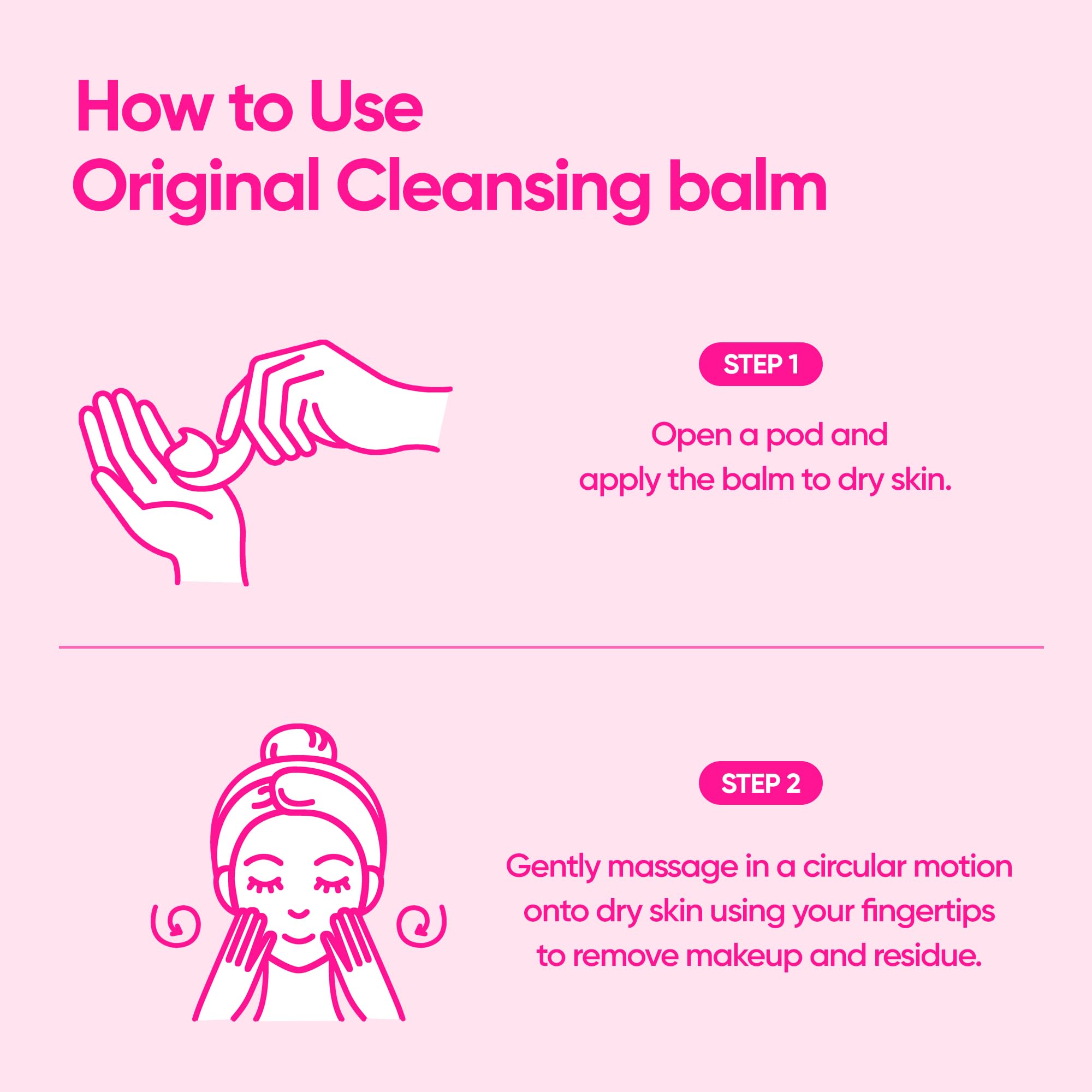 BANILA CO Clean It Zero water-emulsify demonstration shows easy rinse-off cleansing.
