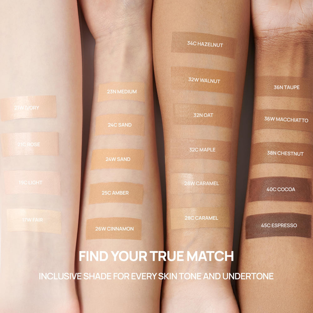 BANILA CO Covericious Ultimate Cover Cushion puff application for seamless blend.
