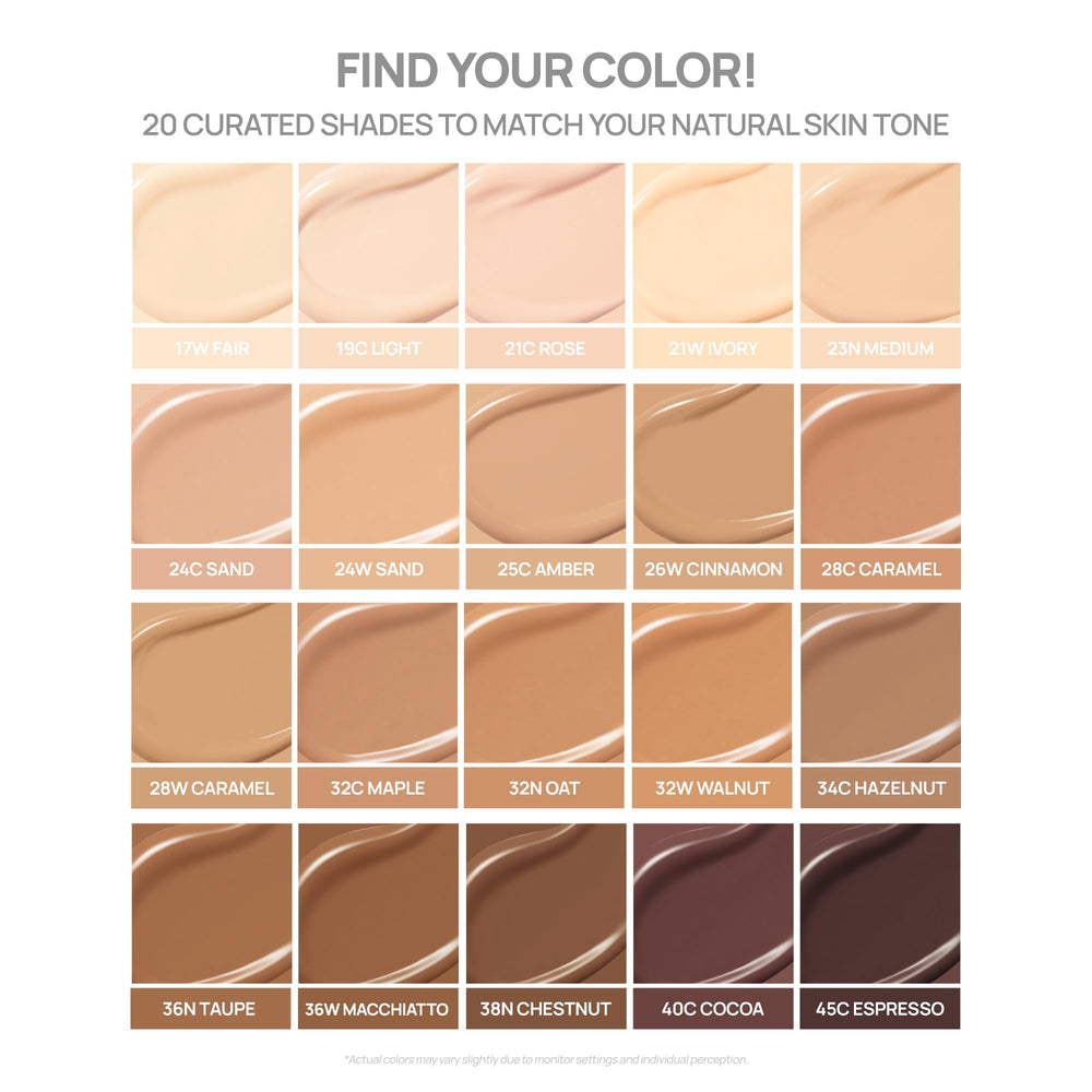 BANILA CO Covericious Ultimate Cover Cushion close-up texture shows satin-matte finish.