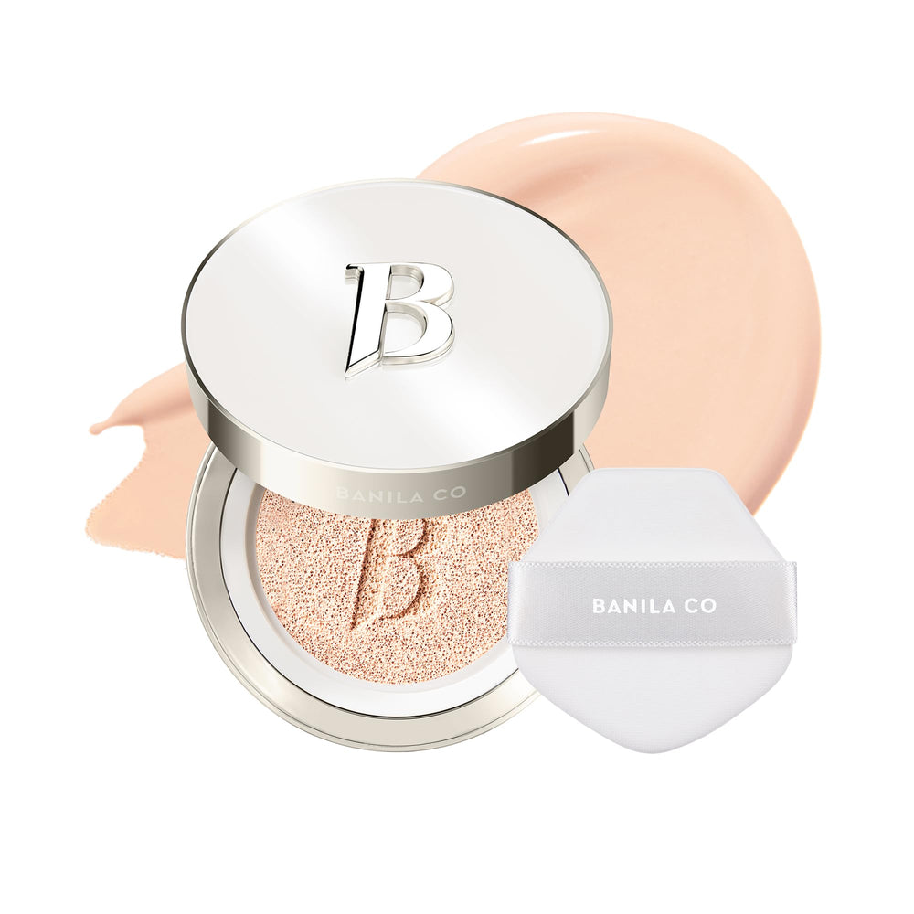 BANILA CO Covericious Ultimate Cover Cushion compact and puff for quick, even coverage.