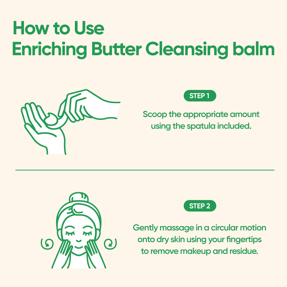 BANILA CO 2-in-1 cleanse-massage step on dry skin