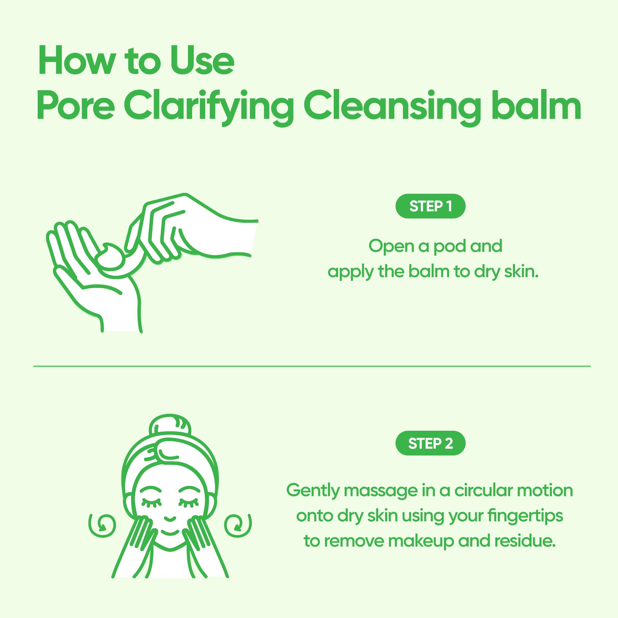 BANILA CO pod opened for quick one-step cleanse.
