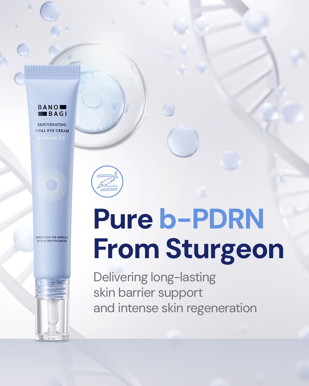 Banobagi PDRN Eye Cream transfersome technology deep penetration scene