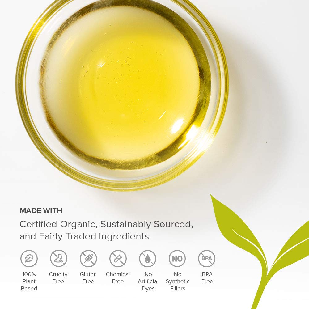 Banyan Botanicals sesame oil applying to skin demonstrates hydration and nourishment.