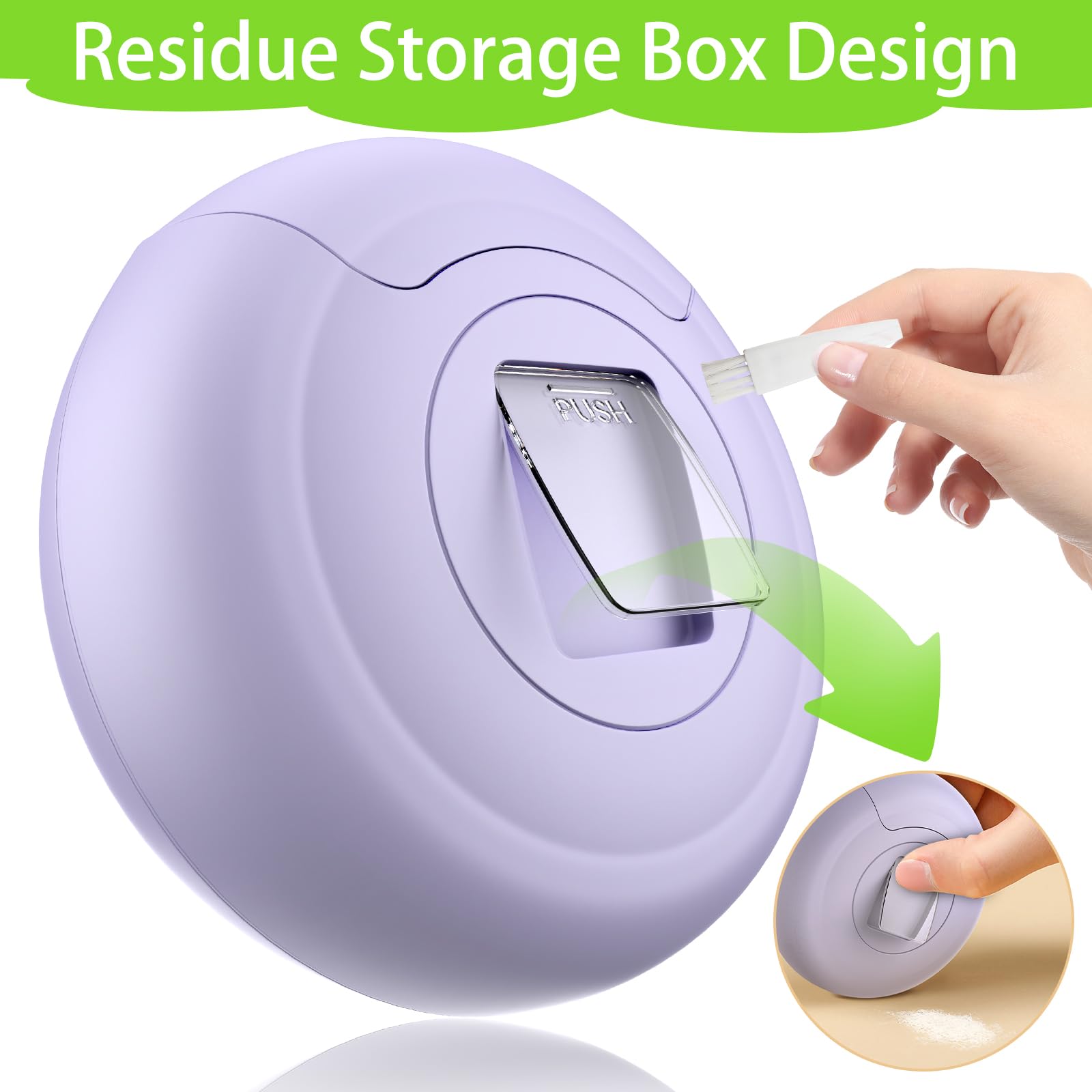 Baopilong Electric Nail Clipper operates quietly for peaceful home grooming.