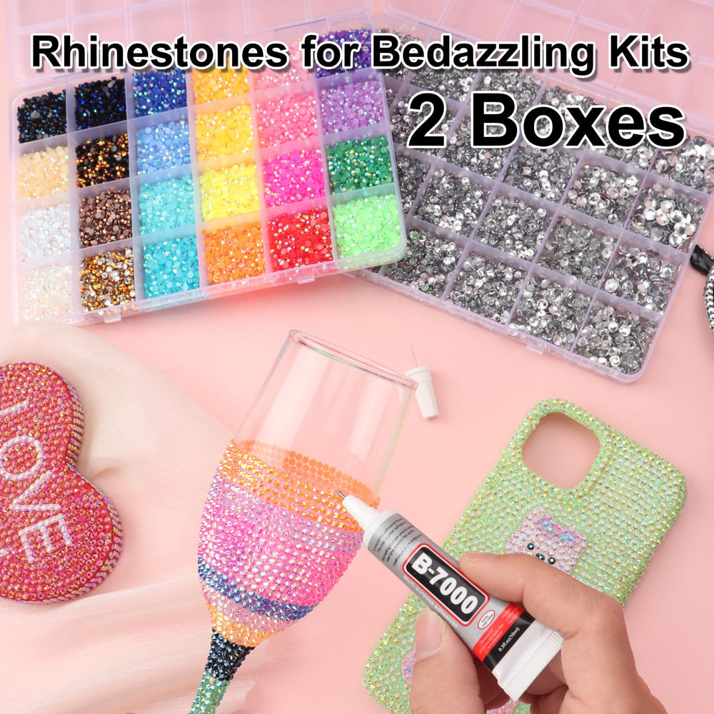 BAOYAALIN silver-clear rhinestones 2-6mm offer versatile shine for apparel and decor