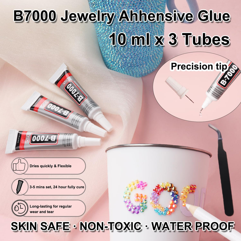 BAOYAALIN tweezers and pickup pen simplify gem placement for accurate bedazzling