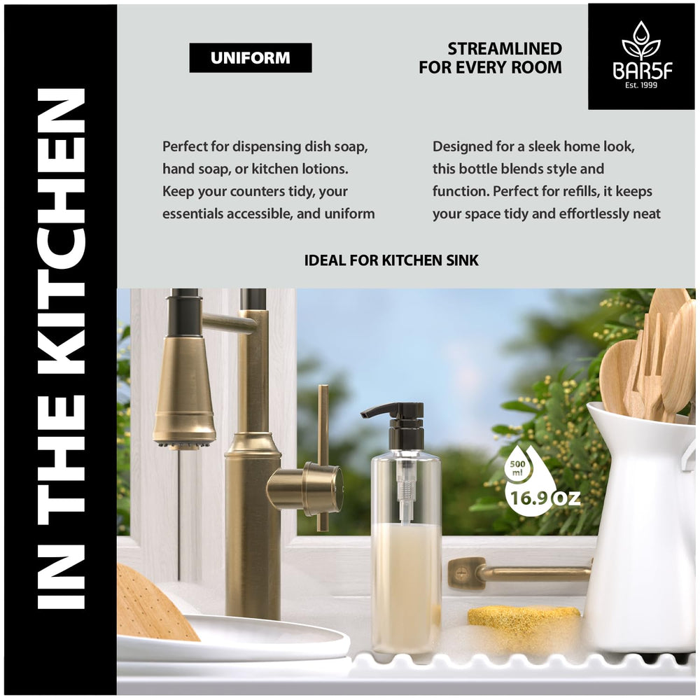 Bar5F durable BPA-free PETE1 bottle for daily cosmetic use.
