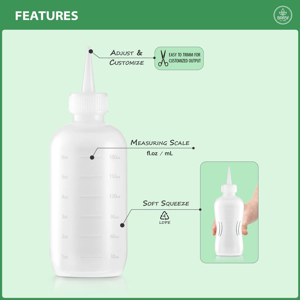 Bar5F hair-color applicator nozzle close-up supports targeted dye application