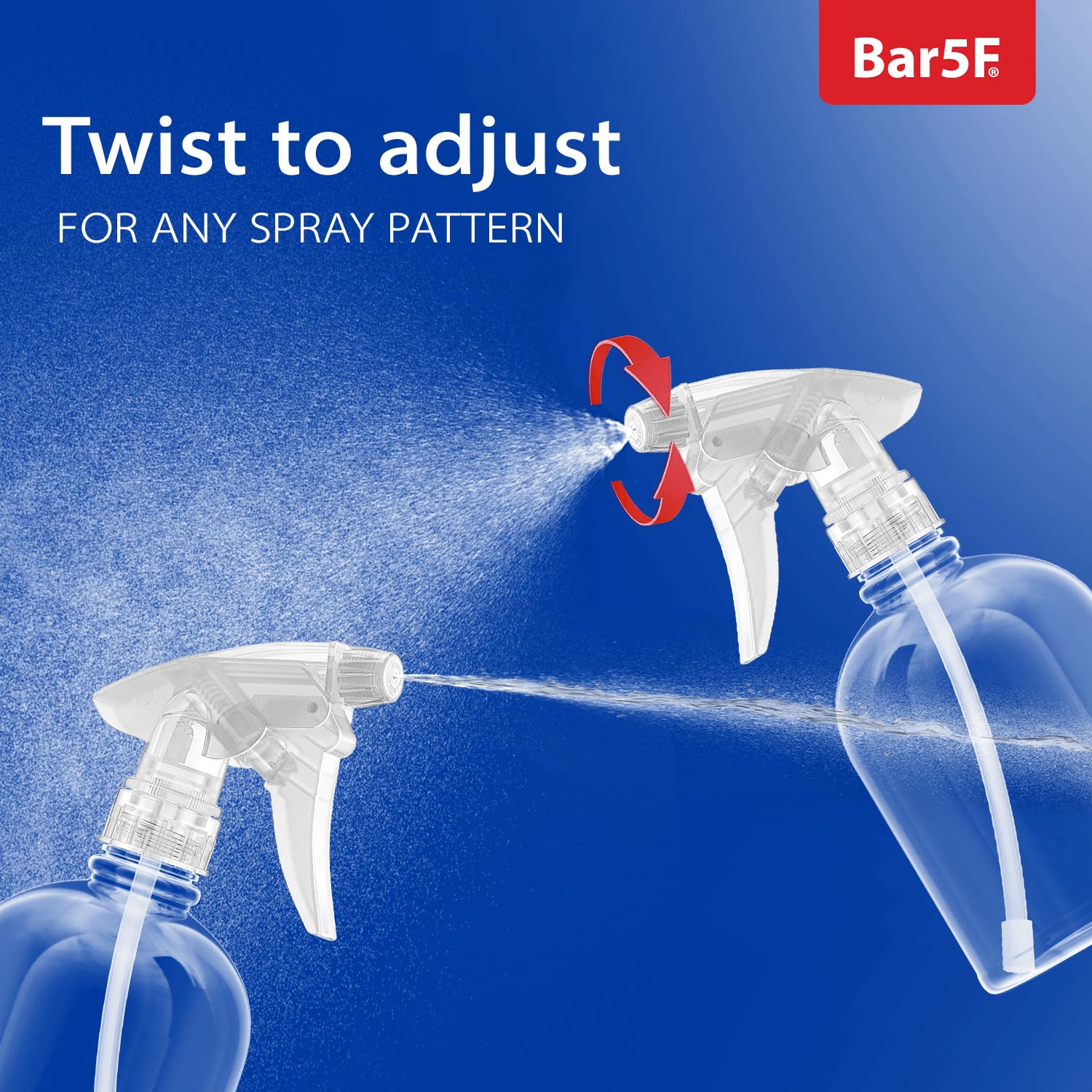Bar5F pack-of-3 spray bottles keeps cleaning tasks organized.