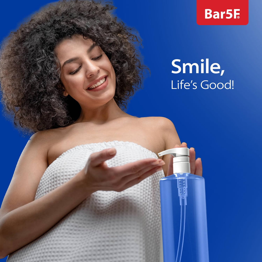 Bar5F open-height bottle ready for full liquid capacity