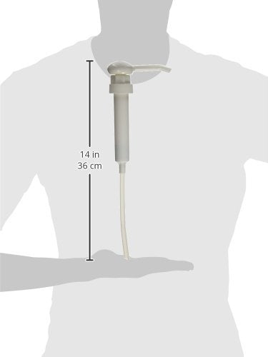Bar5F dispensing pump used with shampoo setup showing controlled 1 oz per stroke.