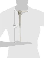 Bar5F dispensing pump used with shampoo setup showing controlled 1 oz per stroke.