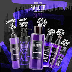 Marmara Barber Cologne glass bottle close-up shows sleek design and freshness