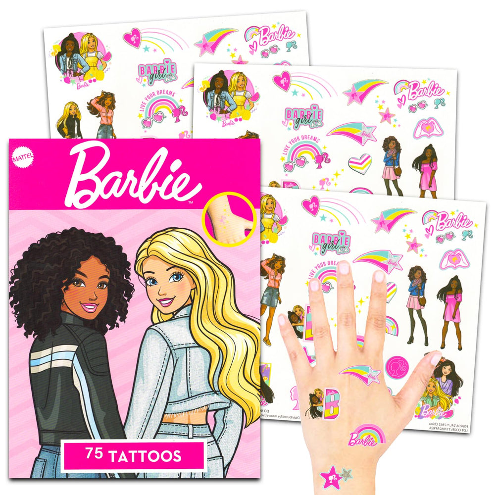 Barbie tattoos BPA-free and safe for kids at events