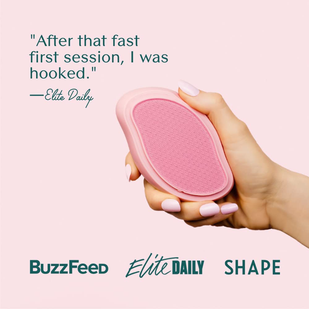 Bare August callus remover-heel scraper smooths rough heels for sandal-ready feet.