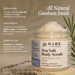 Bare Botanics wooden spoon included for easy scooping and gifting.