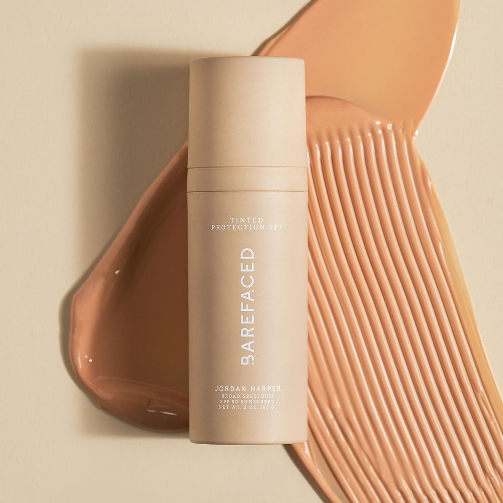 Barefaced 60ml travel packaging showcases compact, travel-friendly design.