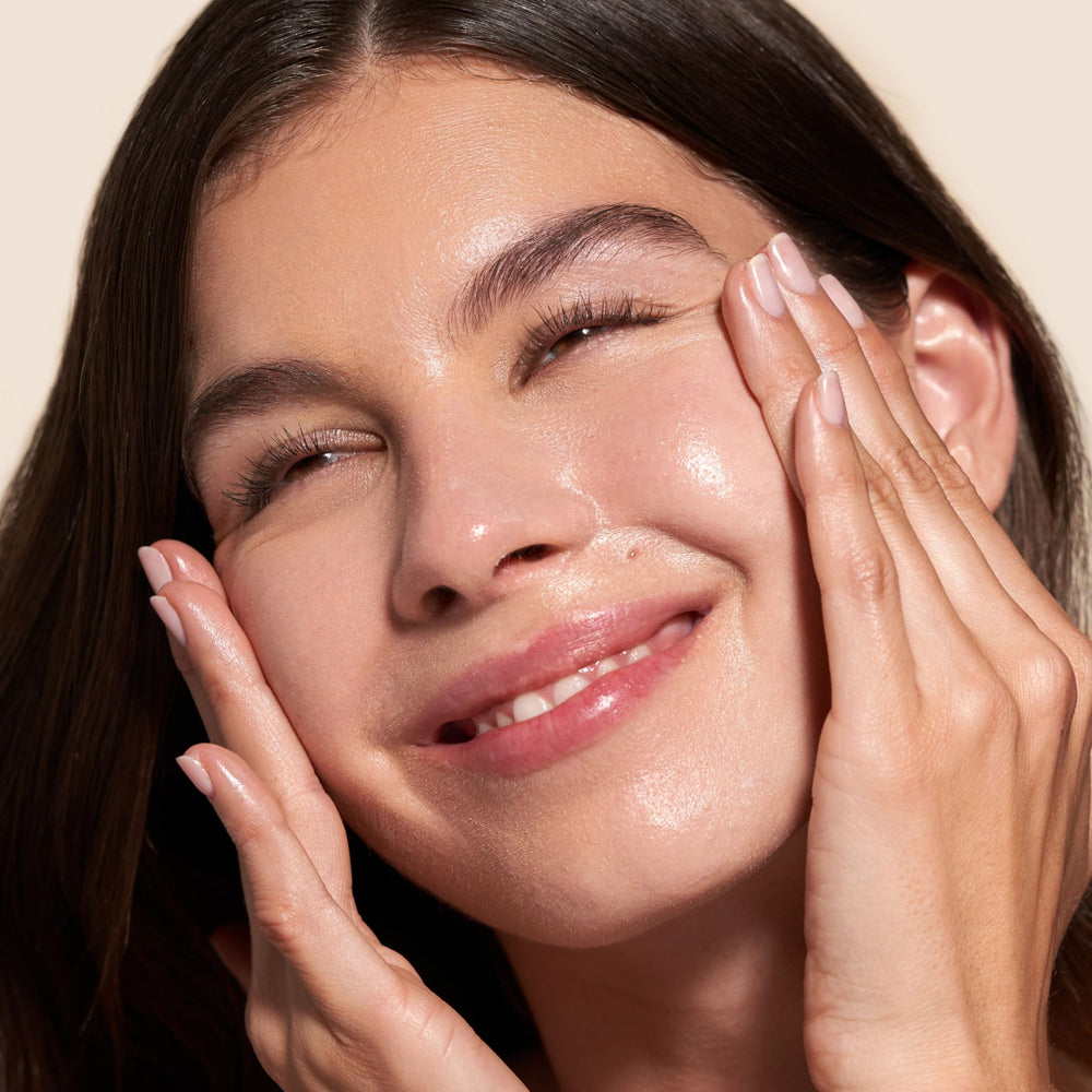 Barefaced Overachiever pores-minimize emphasis suggesting smoother, refined pores.