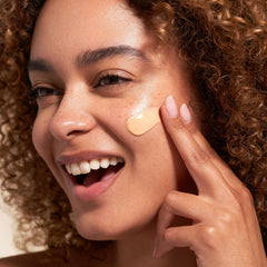 Barefaced SPF 50+ broad-spectrum application image highlights sun protection.