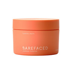 Barefaced Toning Pads packaging for at-home exfoliation and brightening
