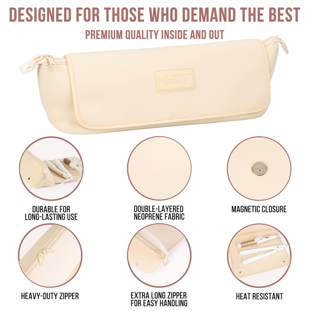 Barefoot Caribou compact travel design saves space for essentials.