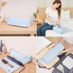 BAREFOOT CARIBOU heat-resistant mat used with hot tools to protect countertops