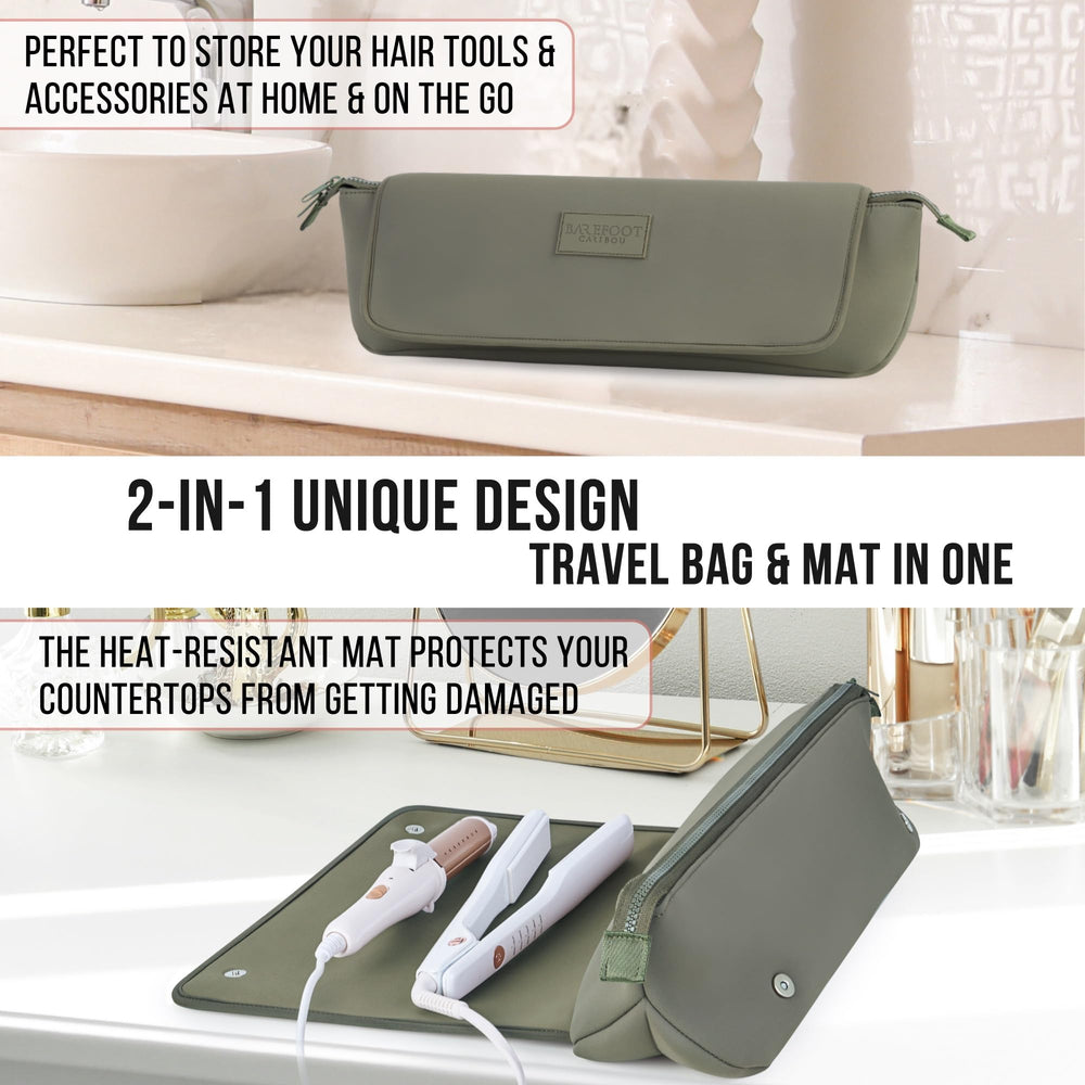 Barefoot Caribou Interior pockets detail shows two pockets and a zippered pouch for organization